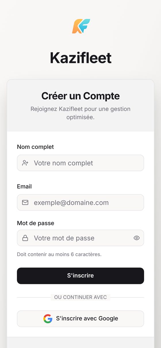 Créer un compte et se connecter — téléphone